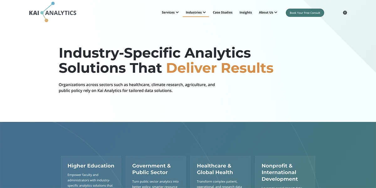 Industry-Specific Analytics & Research Solutions | Kai Analytics