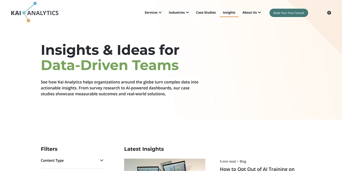 Data Analytics Insights, Resources & Events | Kai Analytics